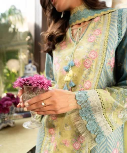 Sapphire 3-Piece - Embroidered Dobby Suit