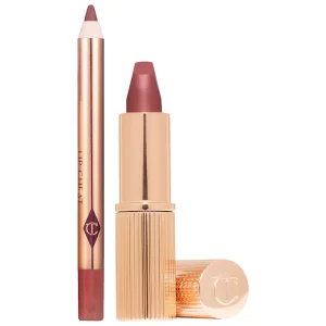 Charlotte Tilbury Pillow Talk Mini Lipstick & Lip Liner Duo ( Mini Size )