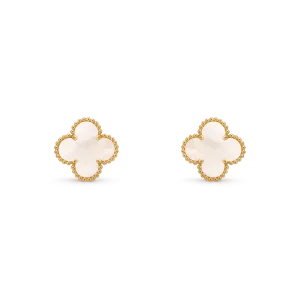 Luxury Clover Stud Earrings in Stainless Steel