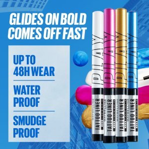Maybelline Tattoo Play Long-Lasting Liquid Eyeliner