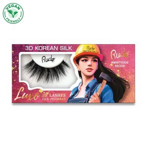 Rude Luxe 3D Faux Mink Eyelashes – Premium Cruelty-Free Volume Lashes