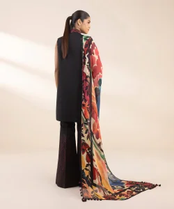 Sapphire 3 Piece - Embroidered Cotton Suit