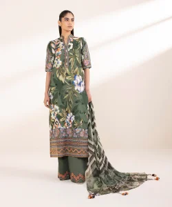 Sapphire 3 Piece - Embroidered Dobby Suit