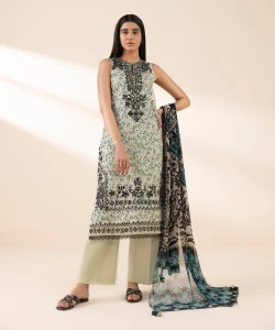 Sapphire 3 Piece - Embroidered Lawn Suit