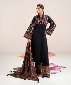 Sapphire 3 Piece - Embroidered Dobby Suit