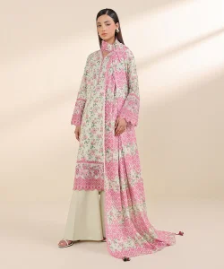Sapphire 3 Piece - Embroidered Karandi Suit
