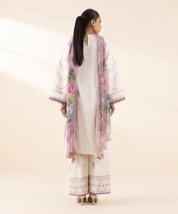 Sapphire 3 Piece - Embroidered Dobby Suit