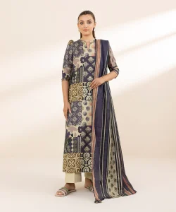 Sapphire 3 Piece - Printed Lawn Suit