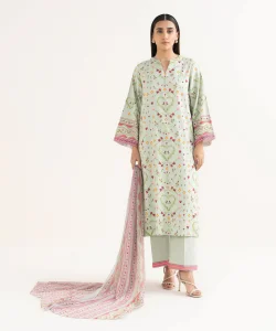 Sapphire 3-Piece Embroidered Lawn Suit