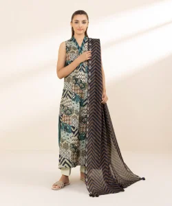 Sapphire 3 Piece - Printed Lawn Suit