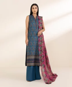 Sapphire 3 Piece - Embroidered Lawn Suit