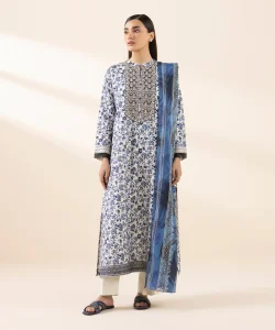 Sapphire 3 Piece - Embroidered Lawn Suit