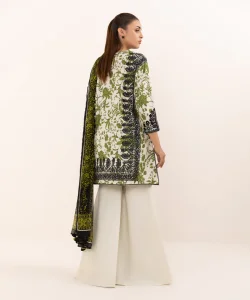 Sapphire 3 Piece - Embroidered Cotton Suit