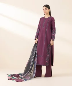 Sapphire 3 Piece - Embroidered Lawn Suit