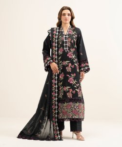 Sapphire 3 Piece - Embroidered Lawn Suit
