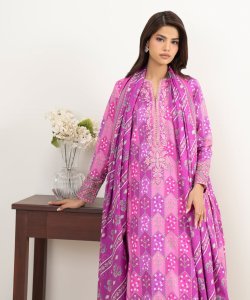Sapphire 3 Piece - Embroidered Lawn Suit