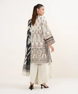 Sapphire 3 Piece Embroidered Cotton Suit