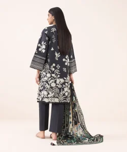 Sapphire 3 Piece Printed Cotton Suit