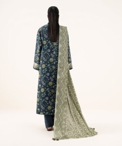 Sapphire 3 Piece Printed Cotton Suit