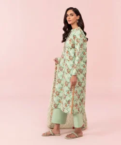 Sapphire 3 Piece Printed Cambric Suit