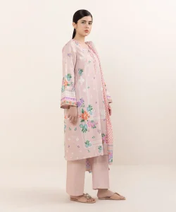 Sapphire 3 Piece Printed Cotton Suit