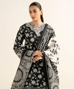 Sapphire 3 Piece Embroidered Printed Lawn Suit