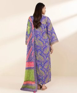 Sapphire 3 Piece Printed Lawn Suit