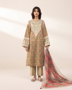Sapphire 3 Piece Printed Lawn Suit